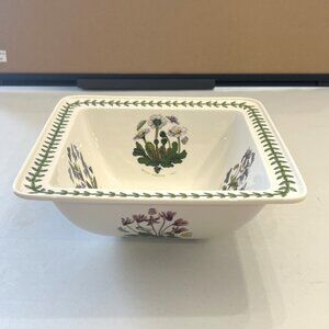 Rare Portmeirion Botanic Garden Square Shape Deep Serving Dish!